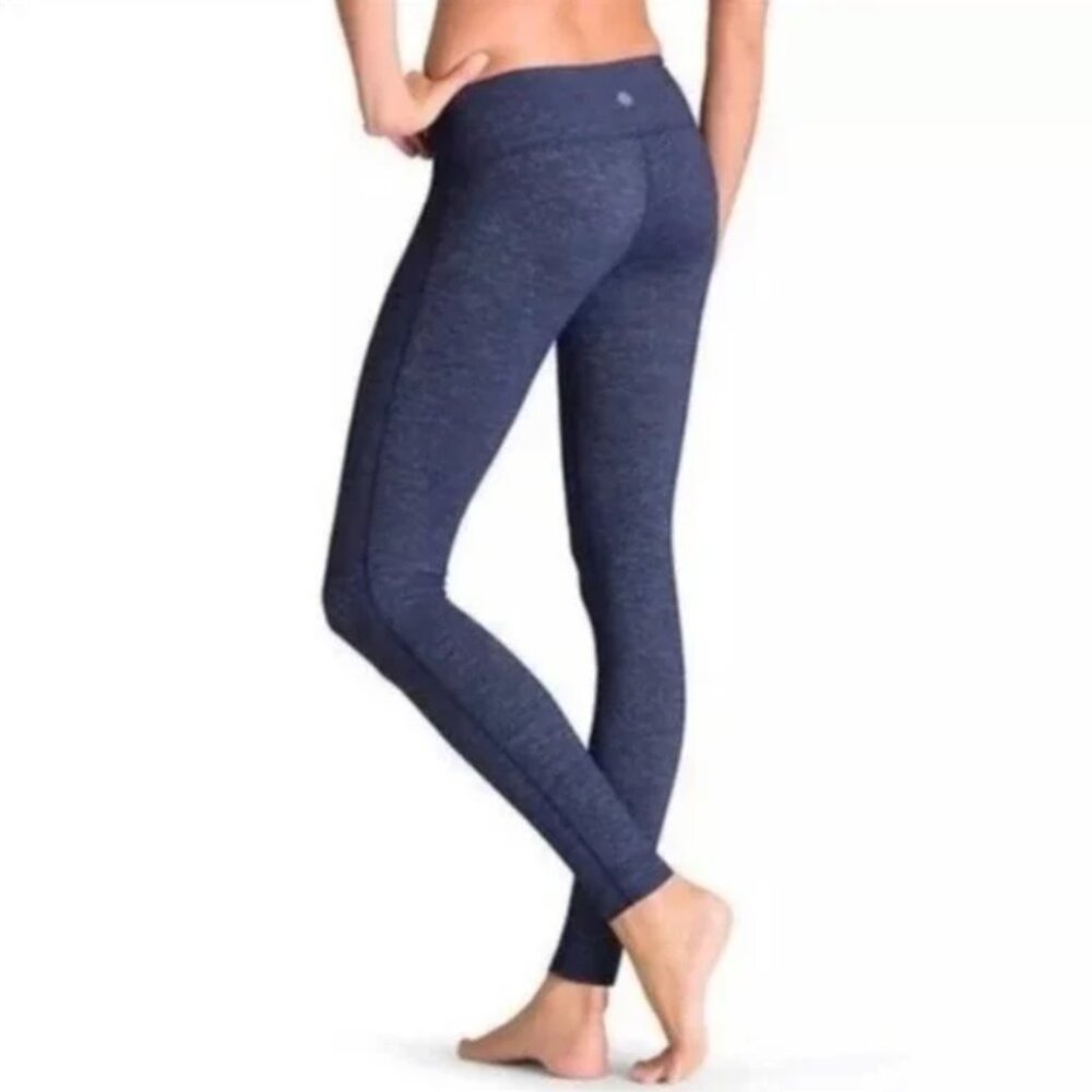 NWOT Athleta Blue Heather Chaturanga Leggings | Size XS Full/ankle length